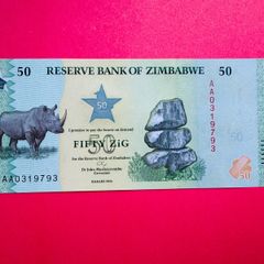 Zimbabwe. 50 Zig  2026   Pick 117  . AA PREFIX ( Uncirculated. )