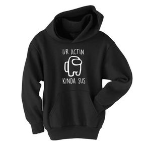 Kinda Sus Hoodie Among Us Unisex Adults and kids sizes