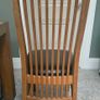 Solid oak dining chairs Image 2
