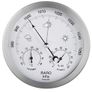 3-in-1 Wall Weather Station with Stainless Steel Frame Image 5