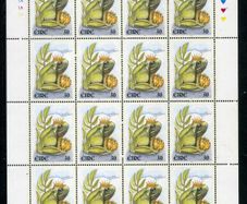 2000 Ireland Love Commemorative Stamp 30p Frog Prince Sheetlet Plate 1A1A1A1A Mint Never Hinged (MNH)