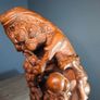 Chinese Wood Carving Qing Large 35cm Image 7