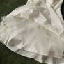 White Elegant Occasion MIDI Dress Size UK 10 Image 3
