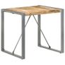 Dining Table 80x80x75 cm Rough Mango Wood Image 6