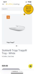 Stokke Tripp Trapp White Tray