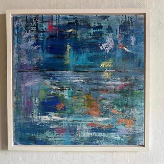 Original Abstract Painting Seascape