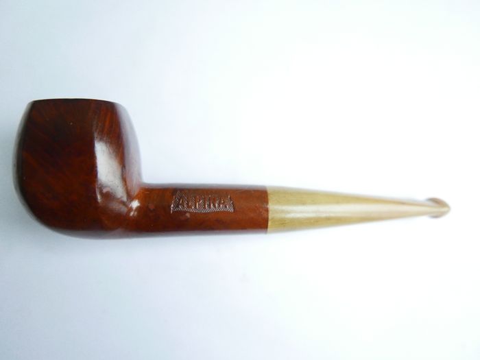 Vintage Alpina Horn Stem Pot Estate Pipe