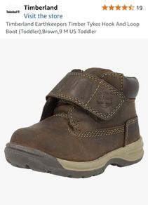 Timberland Earthkeepers Brown Leather Boots Toddler UK4.5