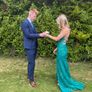 green debs/prom dress Image 3