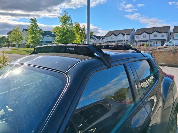 2 x Skipjak Kayaks + Padded Roof Rack  Full Set