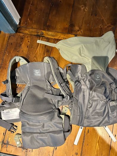 Baby and toddler sling / carrier. Stokke MyCarrier Front and back carrier