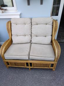 Wicker couch