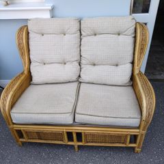 Wicker couch