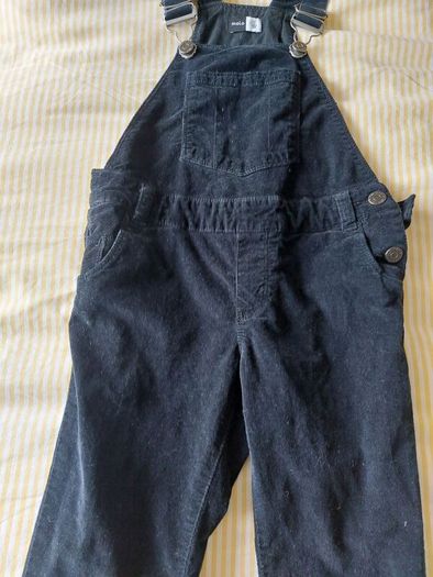 Molo black pincord dungarees