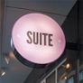 Round Illuminated LED Light Box Signs ,Custom Logo Signage Image 3