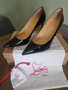 Christian Louboutin Kate 85 Pumps Black Patent