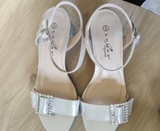 Lunar Elegance Silver Sandals