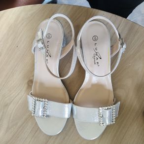 Lunar Elegance Silver Sandals