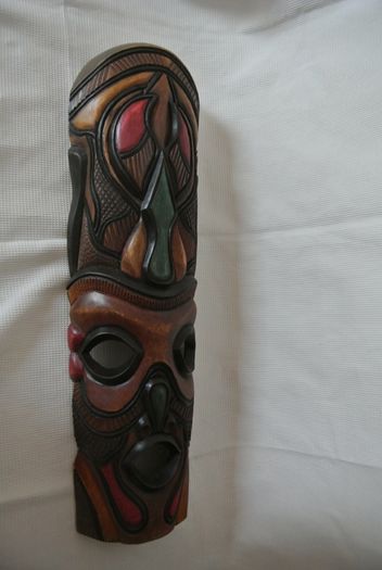 Two Large Wooden Masks