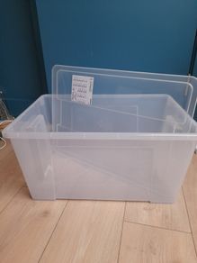 IKEA Samla box with lid