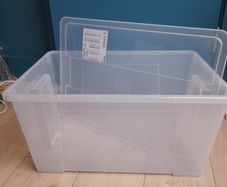 IKEA Samla box with lid