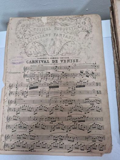 Victorian Music Sheet