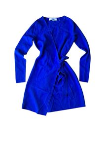Diane Von Furstenberg royal blue Wrap Dress