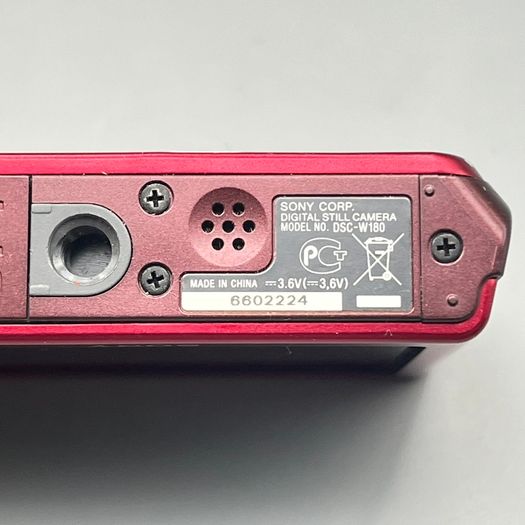 Sony Cyber-shot DSC-W180 Digital Camera Red 10.1MP
