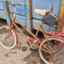 classic vinatge triumph bicycle Image 2