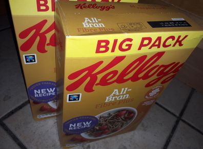 Kelloggs All Bran, just gone out of date