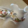 Aynsley Bone China Creamer & Sugar Bowl Image 2