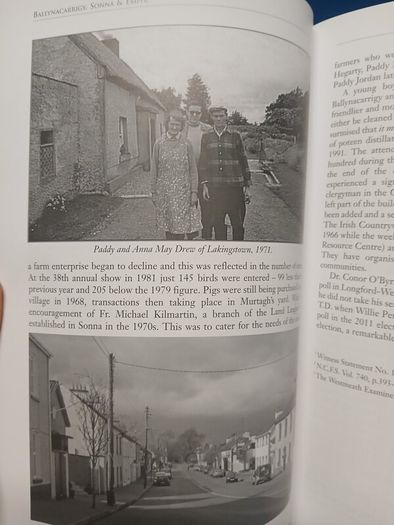 Ballynacarrigy, Westmeath local history