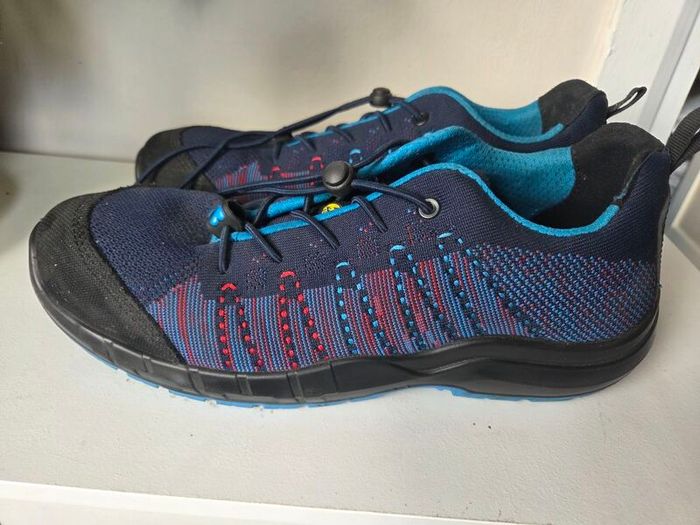 Aboutblu Safe Knit Le Mans Safety Boots Trainer - S3 ESD SRC - Navy  UK9 43