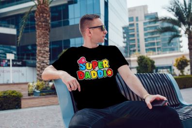 Super Daddio T-shirt tee top t-shirt fathers day gift
