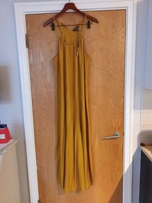 Primark Mustard  Sleevless  Dress. S. L 16. B.N.W.T.