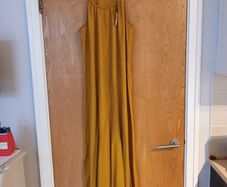 Primark Mustard Dress. S. L 16. B.N.W.T.