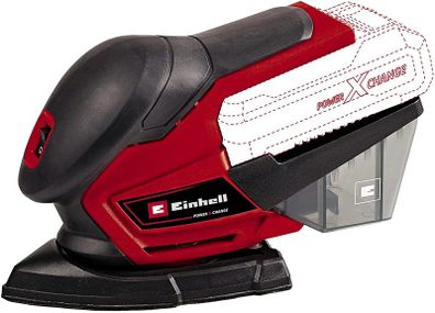 Multiple Sander TE-OS 18/150 Li - Solo Power X-Change (18 V, 24000 Min^-1 Oscillat. Speed, Dust Box, Incl. Six Sheets of Abrasive Paper, Vacuum Cleaner Adapter, Without Battery and Charger)