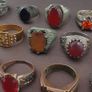 Antique Brass Ring Collection Lot of 15 Handmade Mixed Rings Image 3