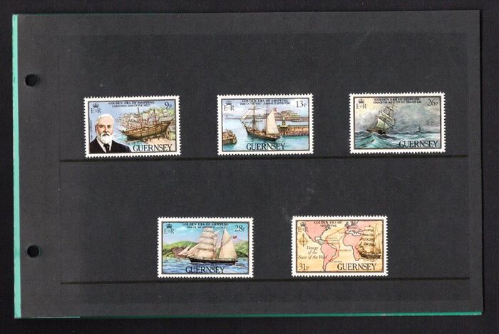 1983 Guernsey Golden Era of shipping Commemorative Stamps Presentation Pack