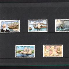 1983 Guernsey Golden Era of shipping Commemorative Stamps Presentation Pack