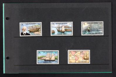 1983 Guernsey Golden Era of shipping Commemorative Stamps Presentation Pack