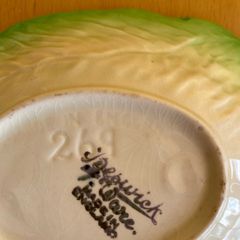 Vintage 1930s Beswick Lettuce Leaf dish 269