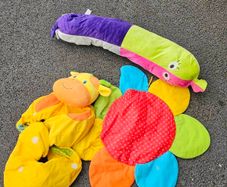 Baby sitting support mat