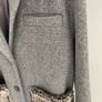 Zara grey coat xsmall oversized style fit 10/12 Image 2