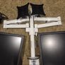 Dual monitor arm and two monitors Image 5