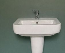 Wall hung bathroom sink