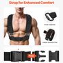 Weight Sled, Steel Power Sled, Fitness Training Sleds for Athletic Exercise Speed Improvement, Workout Equipment with Adjustable Height Handle, Compatible with 25/51 mm Weight Plates, Orange Image 6
