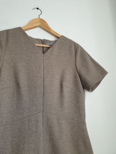 Cos Cashmere/wool Blend Dress Size Uk 10