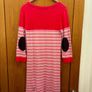 Joules striped dress with wool Image 2