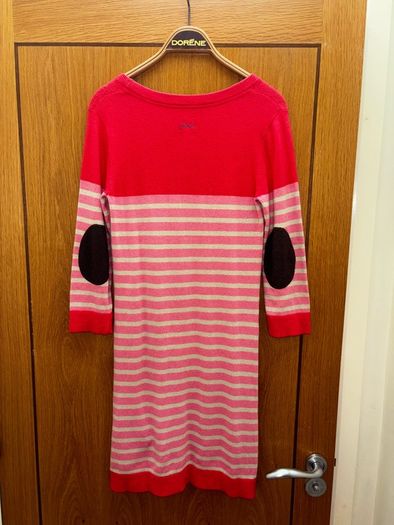 Joules striped dress with wool